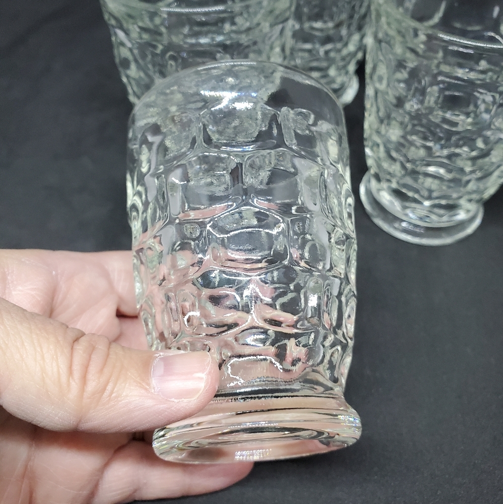 Vintage 1960's Federal Yorktown (Colonial) 6oz Tumbler - Set of 4 - Picture 5 of 8